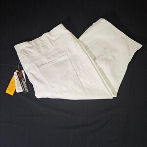 Ruby Rd Women's Capris Pants White Size 20W Pull-On Stretch Plus Summer Vacation
